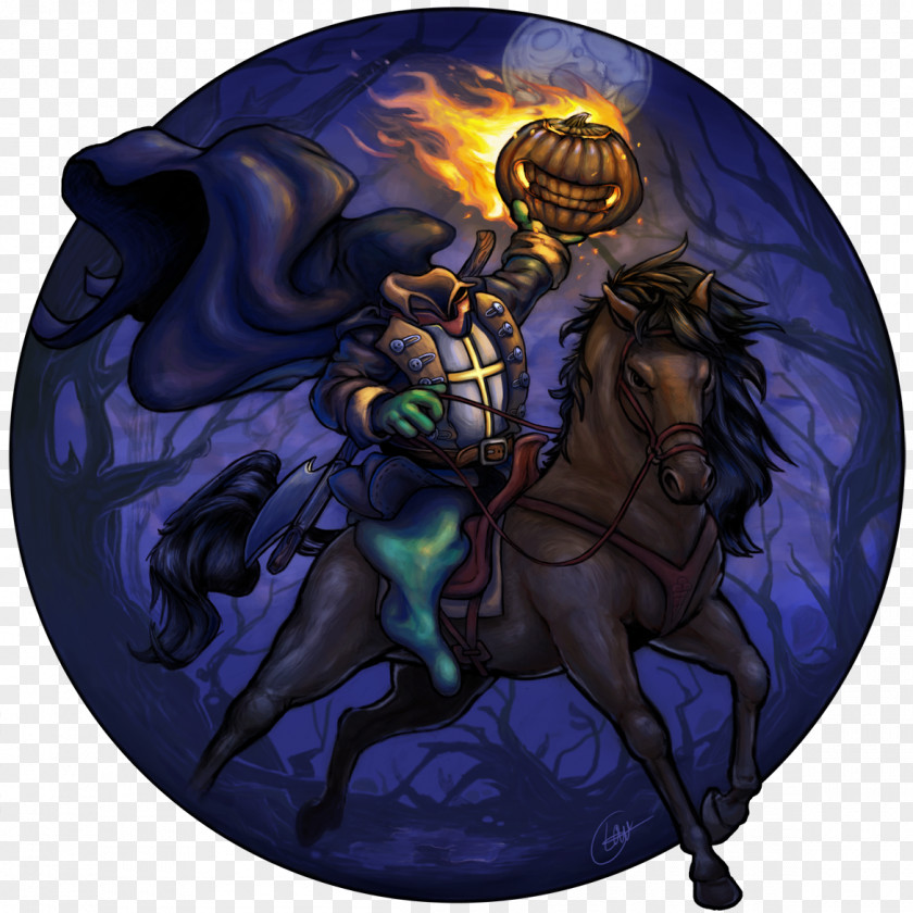Headless Horseman Mythology Horse Legendary Creature Demon PNG