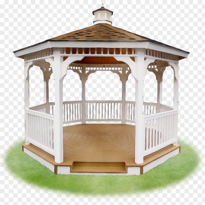 Kiosk House Gazebo Pavilion Roof Outdoor Structure Building PNG