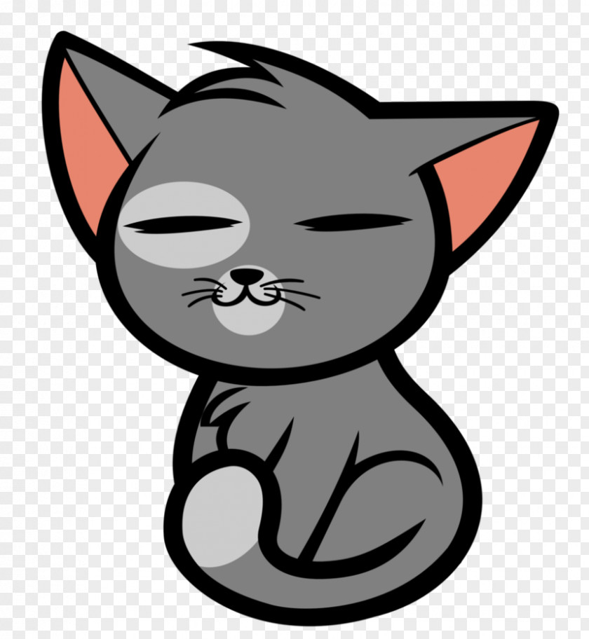 Kitten Vector Cat Drawing Cartoon Clip Art PNG