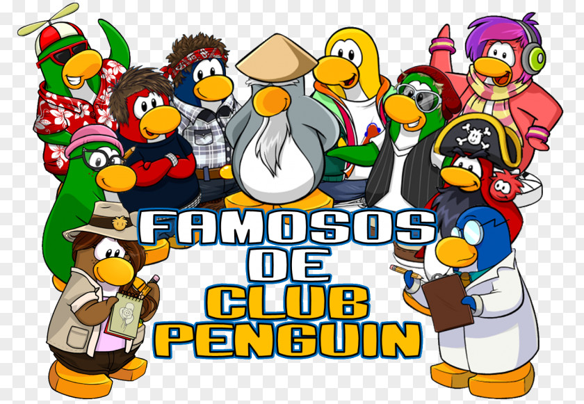 Penguin Club Island Image Game PNG