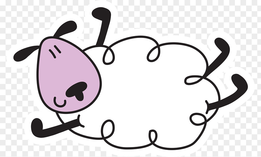 Sheep Counting Clip Art PNG