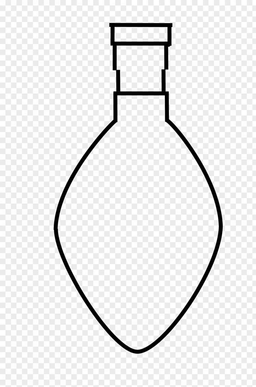 Flask White Line Art Angle PNG