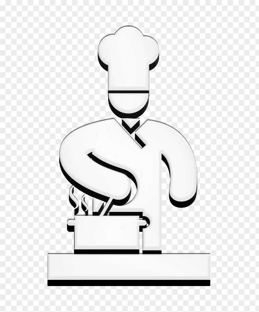 Food Icon Humans 2 Chef Cooking On Stove PNG