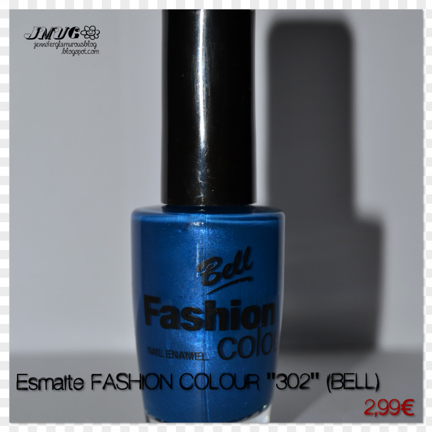 Nail Polish Cobalt Blue PNG