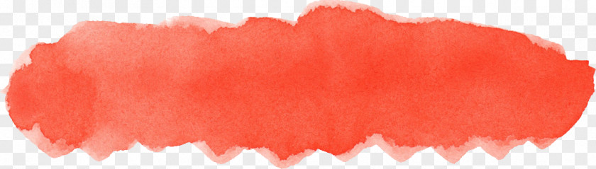 Orange Red Watercolor Painting Pinceau à Aquarelle PNG