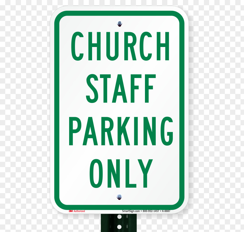 Staff Only Car Park Valet Parking Signage PNG