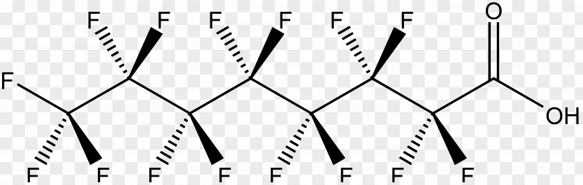 Stereoscopic Nef Reaction Perfluorooctanoic Acid Chemistry Molecule PNG