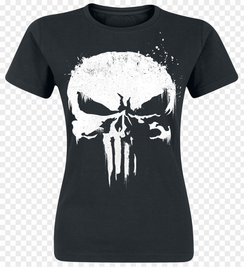 T-shirt Punisher Hoodie Marvel Comics Sweater PNG