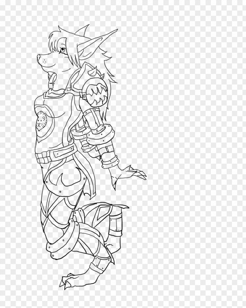 Worgen Visual Arts Drawing Line Art Sketch PNG