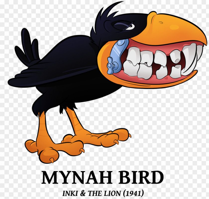 Bird Inki Common Myna Beak PNG