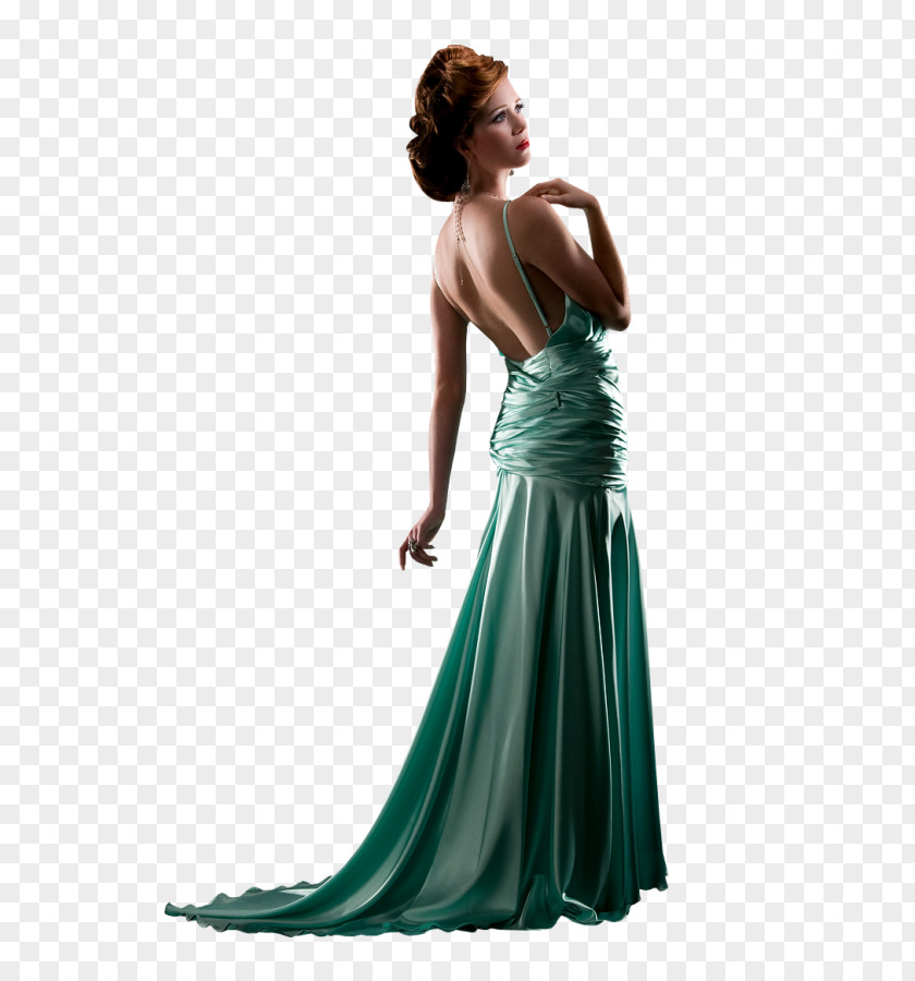 Dress Evening Gown Party Woman PNG