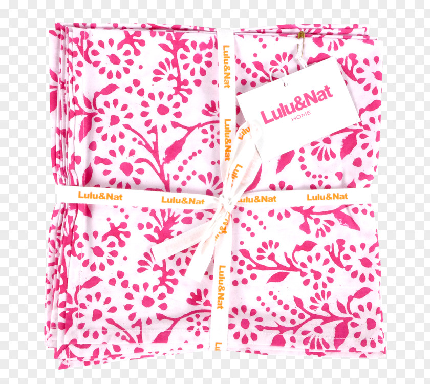 Napkin Cloth Napkins Textile Tablecloth Pink PNG