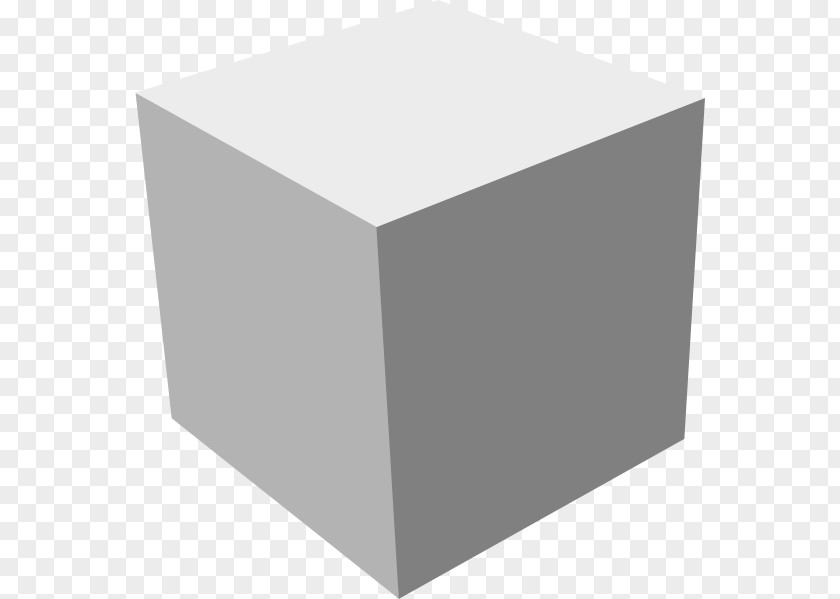 Shading Clipart Cube Three-dimensional Space Shape Clip Art PNG