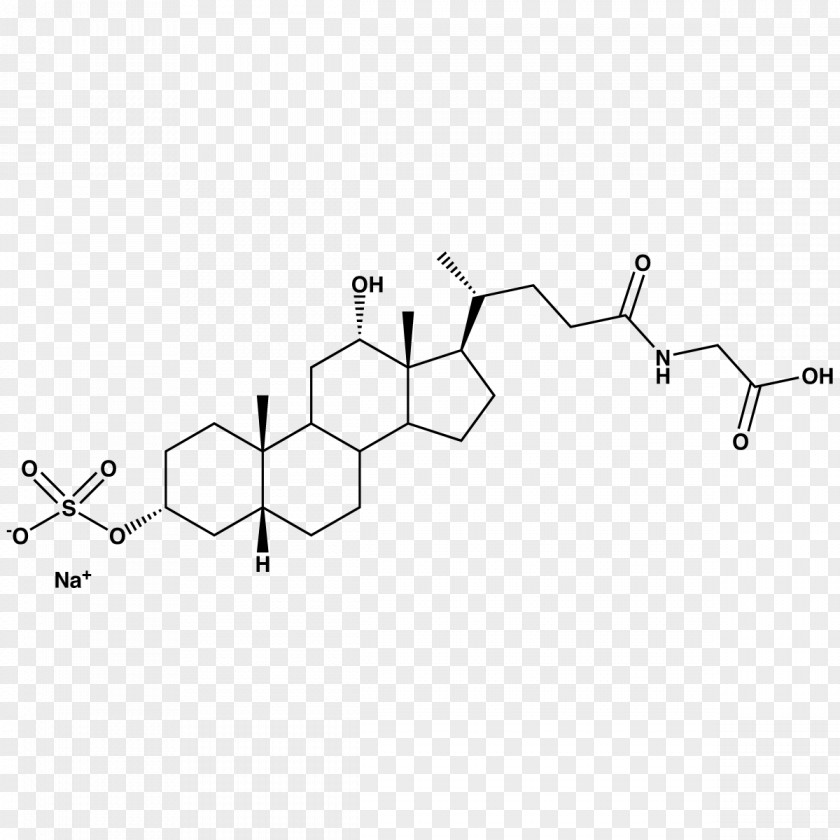 Sodium Sulfate Bile Acid Steroid Chemistry PNG