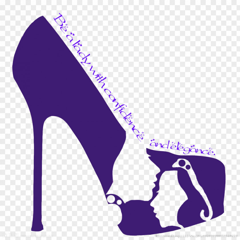 Dark Blue High Heels Wedding Shoes Icon Shoe Logo High-heeled Footwear PNG