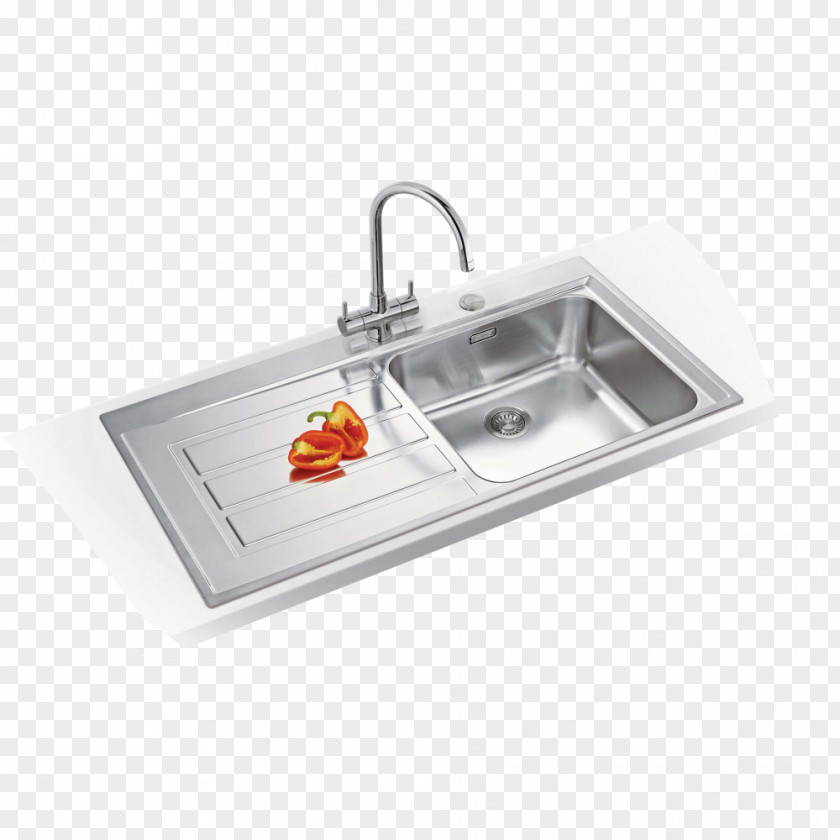 FrankeAcrylic Sink Kitchen Stainless Steel EPOS EOX 611/7, 1000x510 Mm, INOX, Droit (101.0281.102) PNG