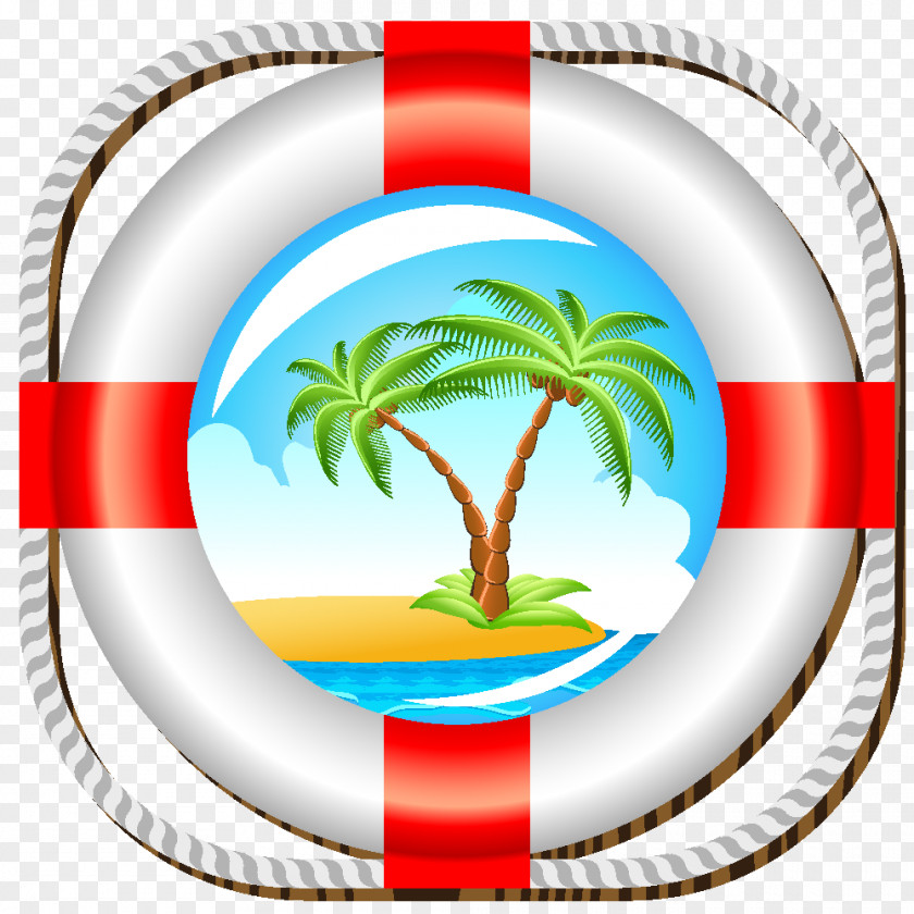 Lifebuoy Euclidean Vector Landscape Painting Buoy PNG