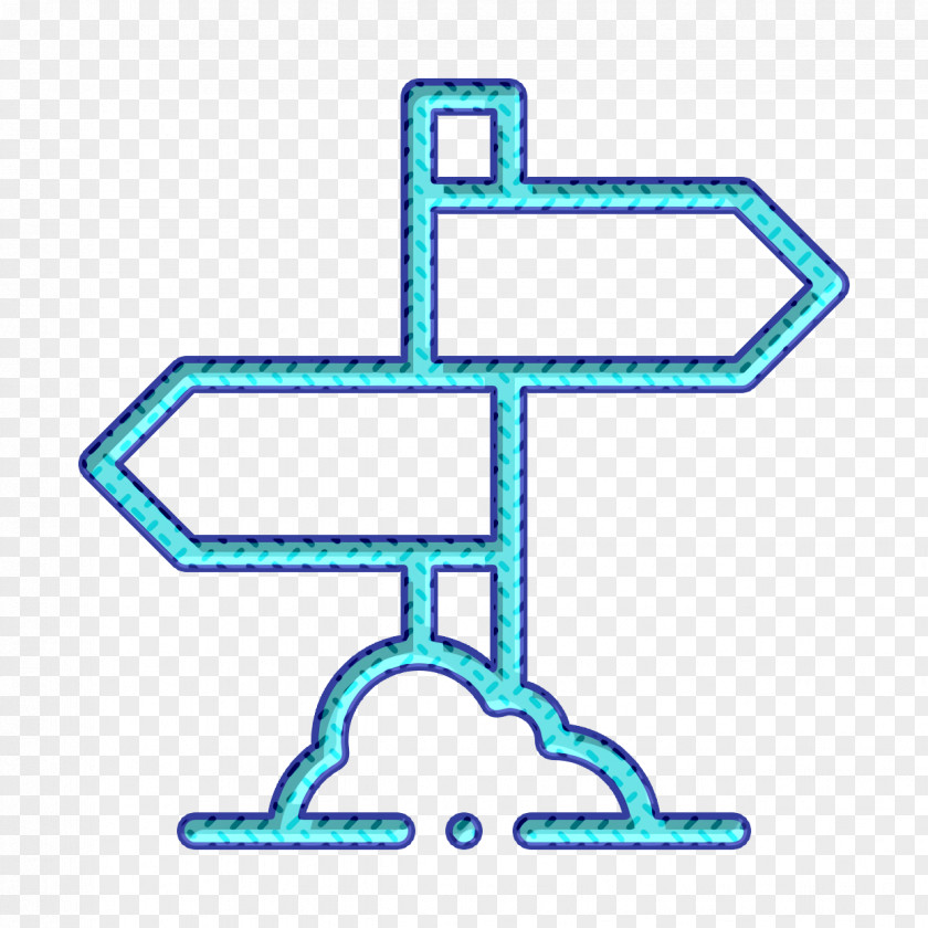 Summer Camp Icon Way Sign PNG