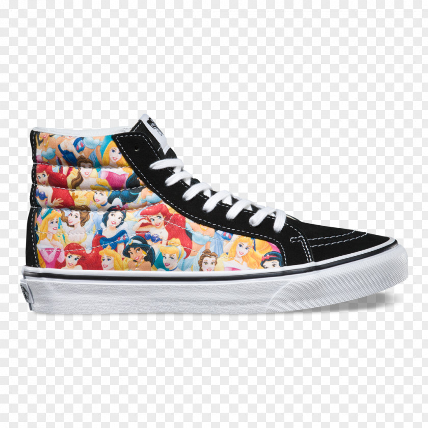 Women Shoes Mickey Mouse Vans Skate Shoe Disney Princess PNG