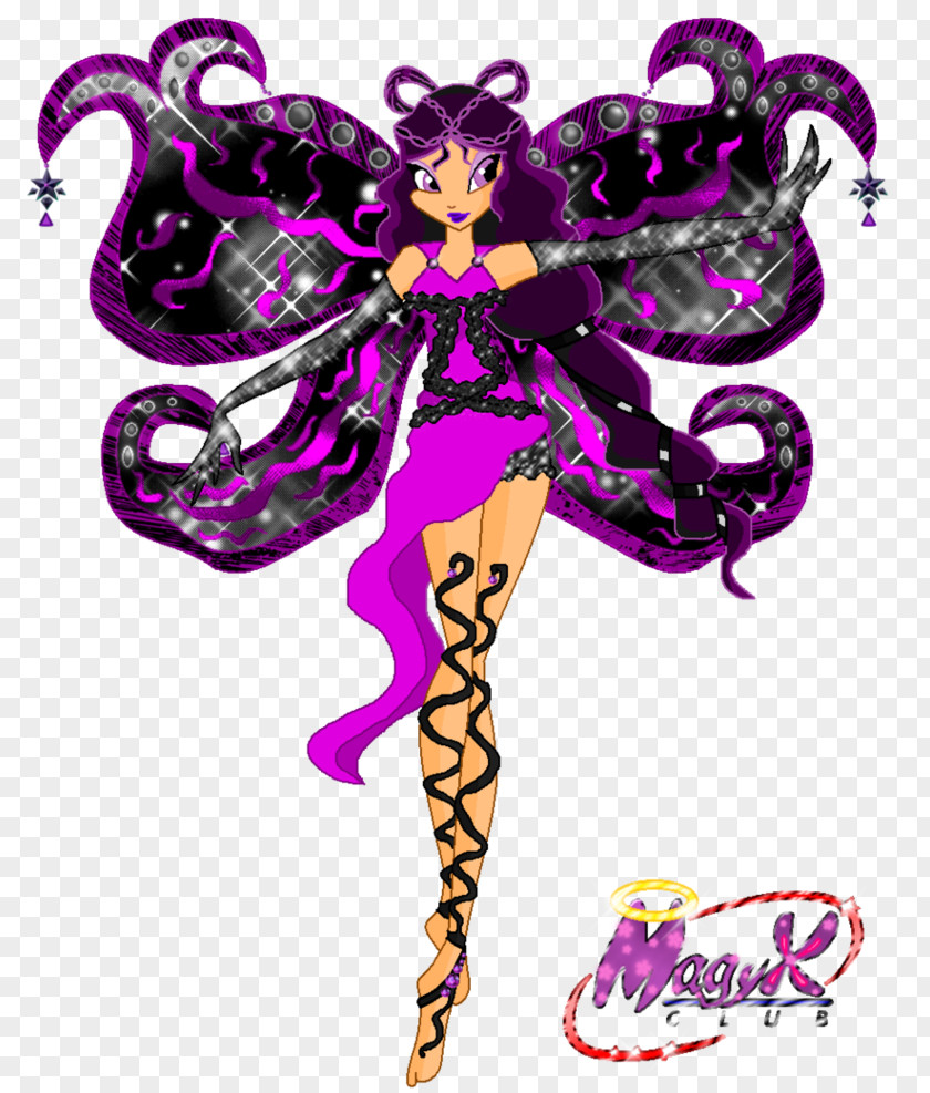 Angelina Stamp Illustration Graphics Fairy Costume Design Purple PNG