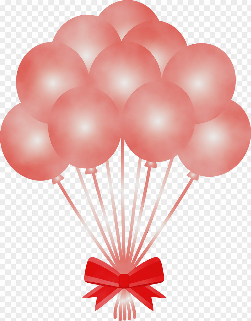 Balloon Pink Party Supply Cluster Ballooning Hot Air PNG