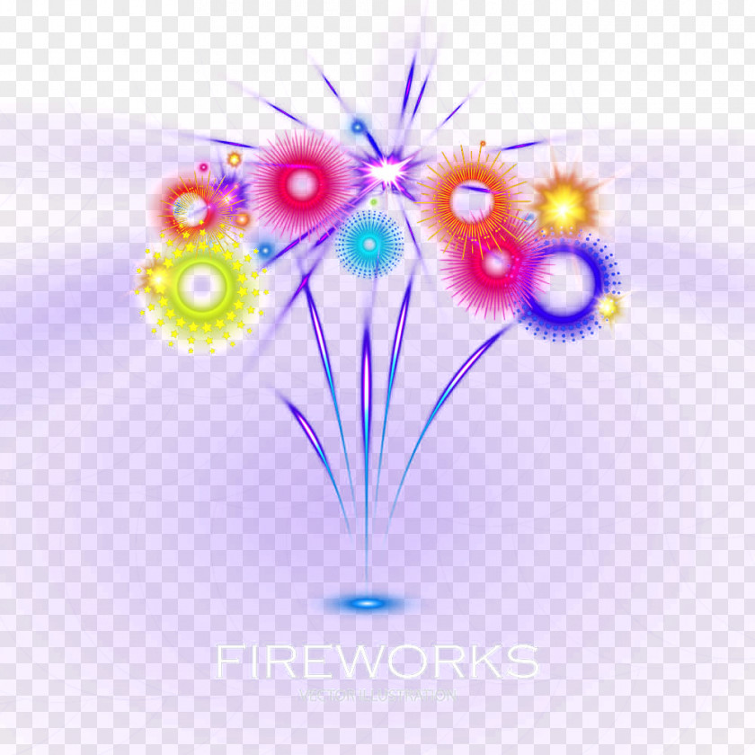 Fireworks Light Effect Graphic Design Illustration PNG