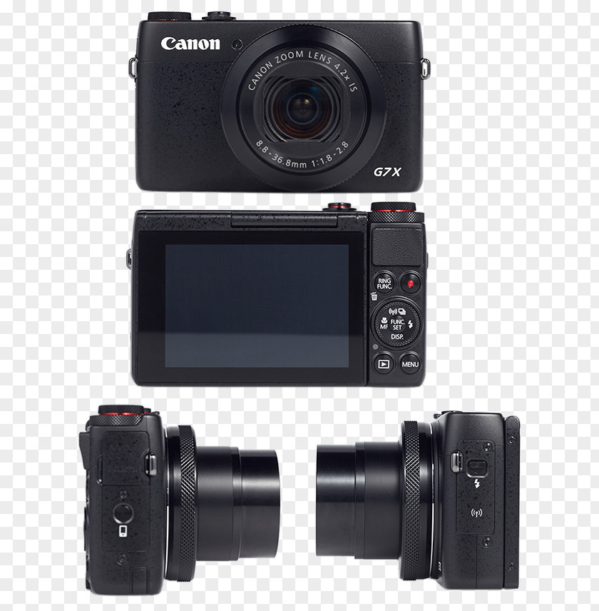 Camera Lens Digital SLR Canon PowerShot G7 X Mark II PNG