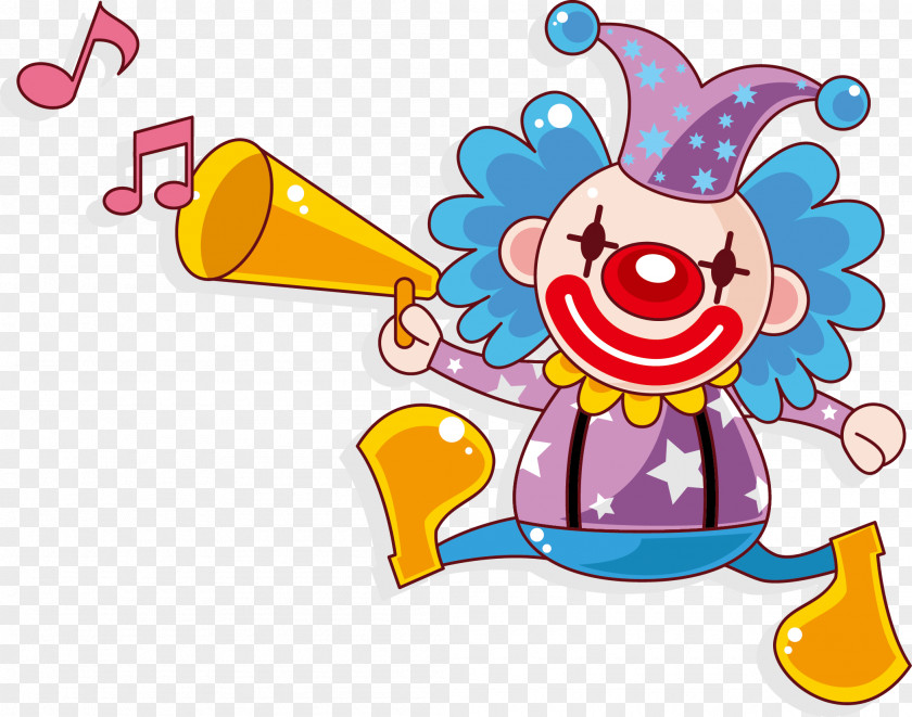 Clown Vector Circus Cartoon PNG