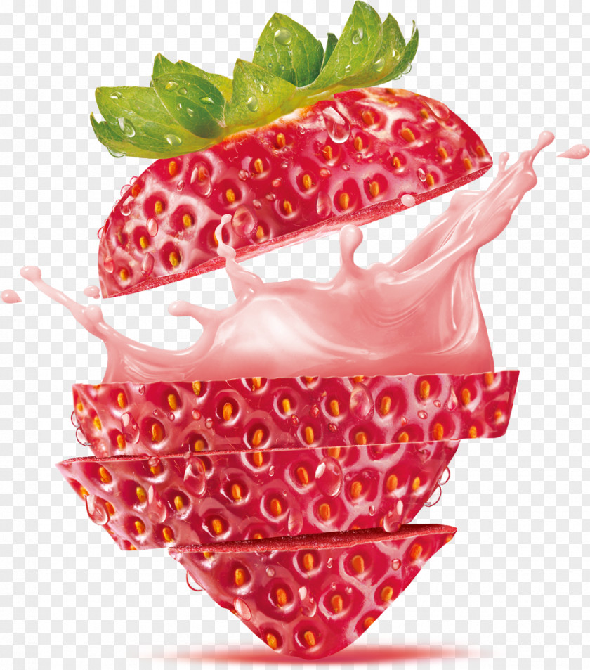 Free Strawberry Splash Matting Juice Breakfast Cereal Flavor PNG