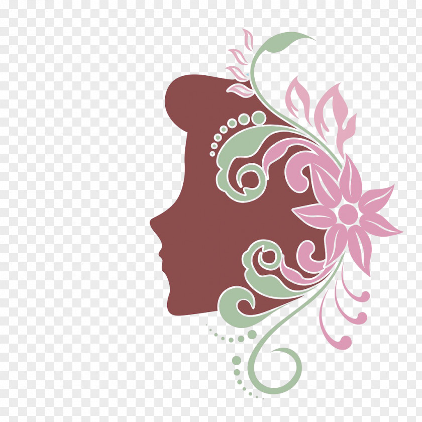 Hand-painted Pattern Woman International Women's Day Festival Illustration PNG