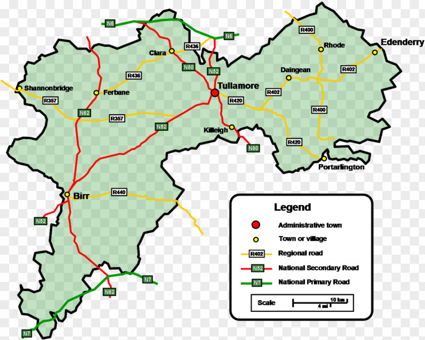 Map County Offaly Line Land Lot Point PNG