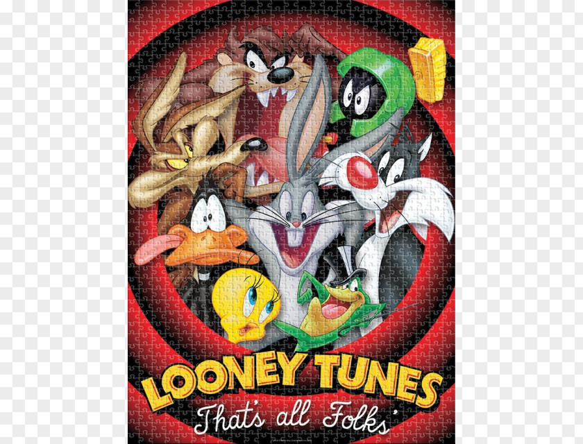 Toy Jigsaw Puzzles Tweety Bugs Bunny Porky Pig Sylvester PNG
