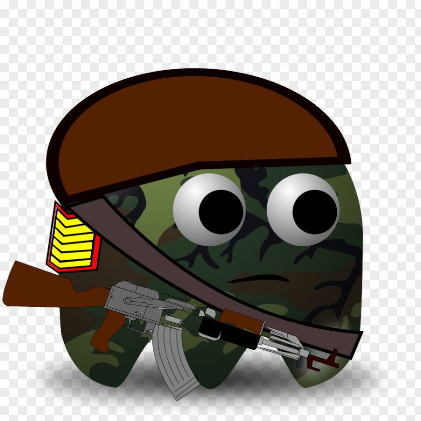 Army Pac-Man Soldier PNG