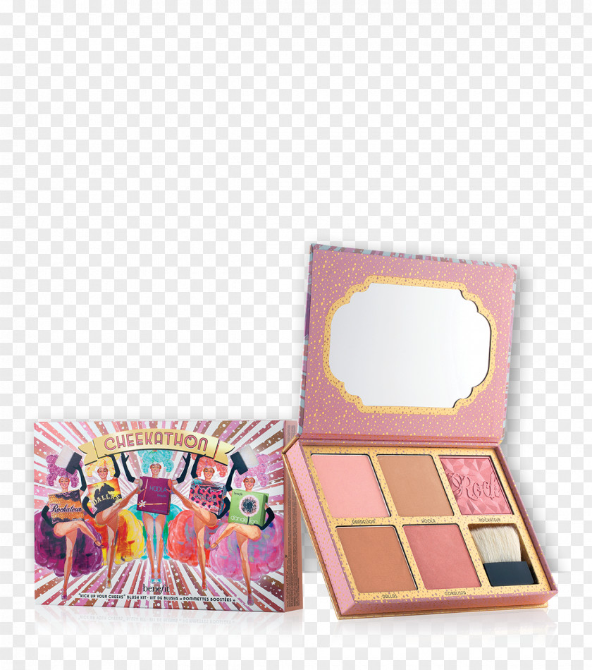 Blushed Rouge Benefit Cosmetics Palette Bronzer PNG