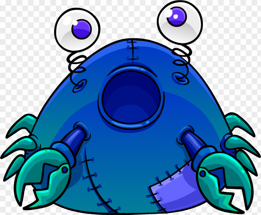 Crab Club Penguin: Elite Penguin Force Chesapeake Blue Costume PNG