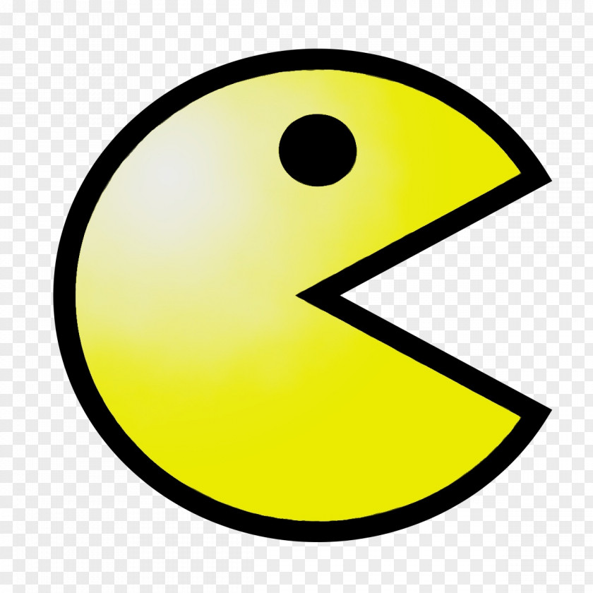 Line Art Sign Pacman Background PNG