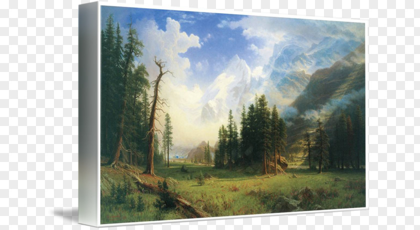 Mountain Landscape Painting Nature Oil PNG