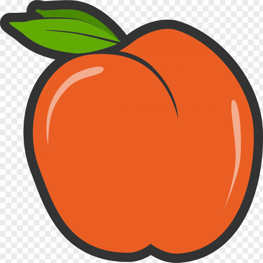 Peach Clip Art Pumpkin Apple Orange S.A. PNG