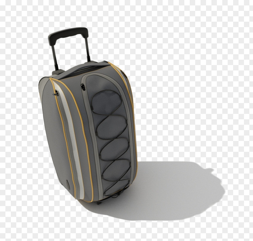 Travel Trolley 3D Computer Graphics Modeling Autodesk 3ds Max Suitcase PNG