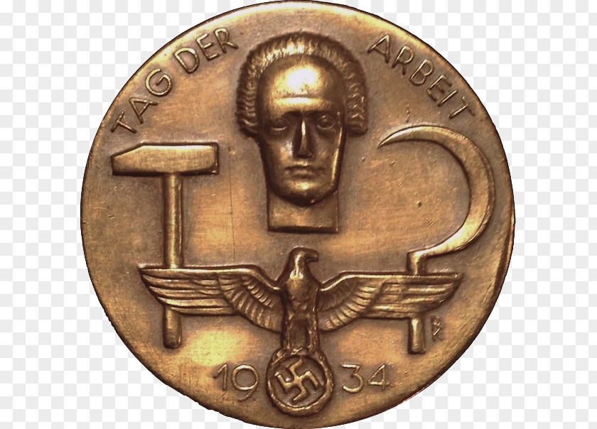 Medal Bronze Coin Copper 01504 PNG
