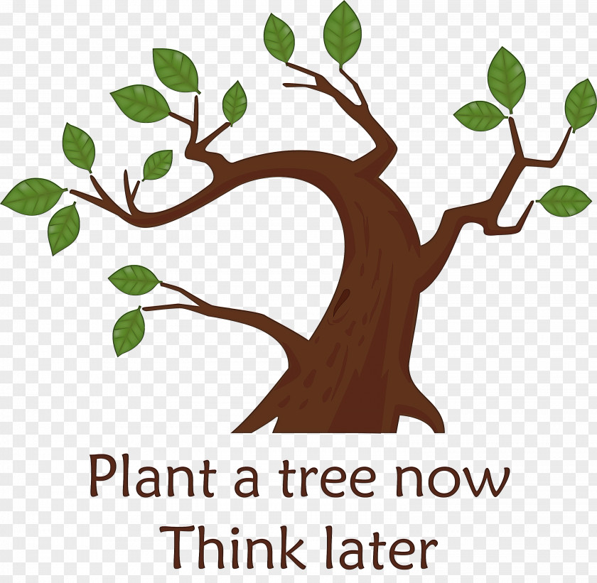 Plant A Tree Now Arbor Day PNG