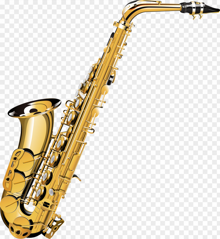 Vector Musical Instruments Alto Saxophone Trumpet Tenor PNG