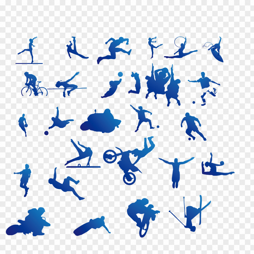 Vector Silhouette Extreme Sport Video Camera PNG