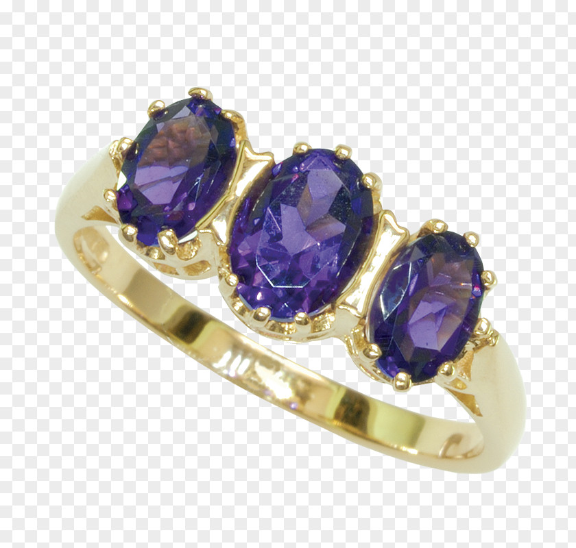 Amethyst Rings Earring Colored Gold Shipton & Co PNG