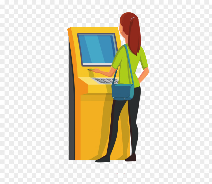 Atm Automated Teller Machine ATM Card Cash Clip Art PNG