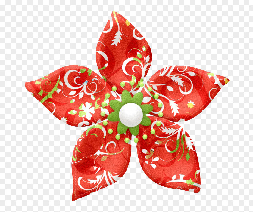 Creative Christmas Poinsettia Flower Joulukukka Clip Art PNG