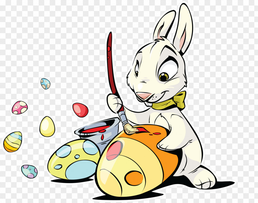 Rabbit Easter Bunny Leporids Egg Clip Art PNG