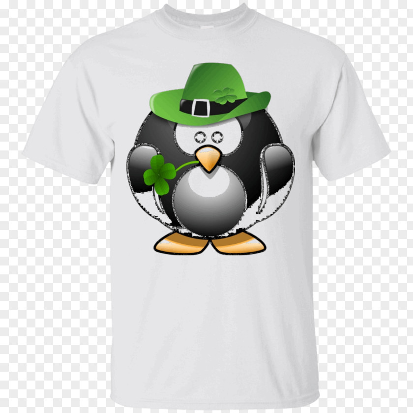 St Patricks Day Logotype T-shirt Penguin Bluza Sleeve Font PNG