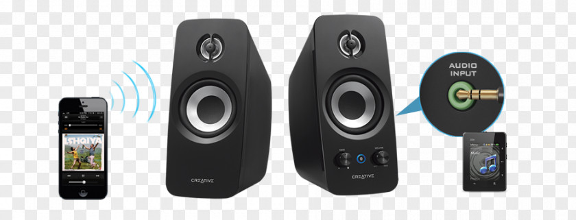Bluetooth Creative T15 Wireless Speaker Loudspeaker PNG