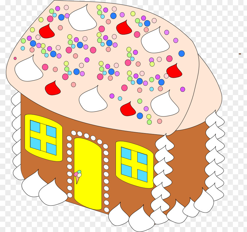 Christmas Cliparts Food Gingerbread House Hansel And Gretel Clip Art PNG